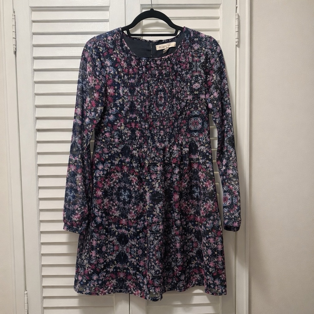 BCBGeneration • Smocked Kaleidoscope Dress